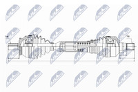 NTY NPW-VV-061 Antriebswelle Vorne Links FüR Volvo