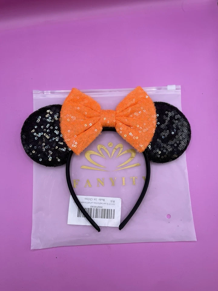 Disney: Cuatro orejas de Minnie Mouse arco de leopardo Foto 2 de 4