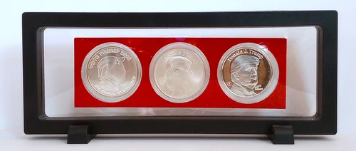 The Trump Trilogy .999 Silver Bullion Coins 2016 Election Cycle
