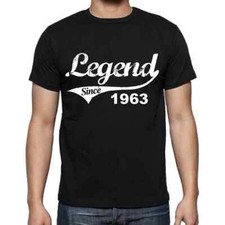 Men's Graphic T-Shirt Legend Since 1963 61st Birthday Anniversary 61 Year Old