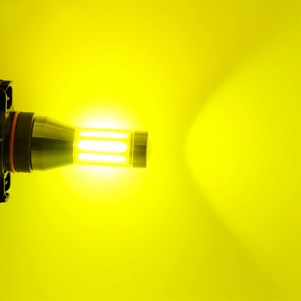 AllaLighting High Power LED Fog Light Bulb Driving Lamp 3000K Bright Yellow,2504 - Image 2 of 4
