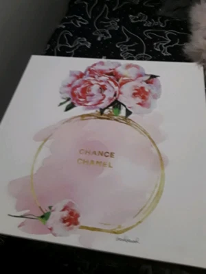 beautiful chanel wall canvases assorted prices decorative chanel paper flower wall