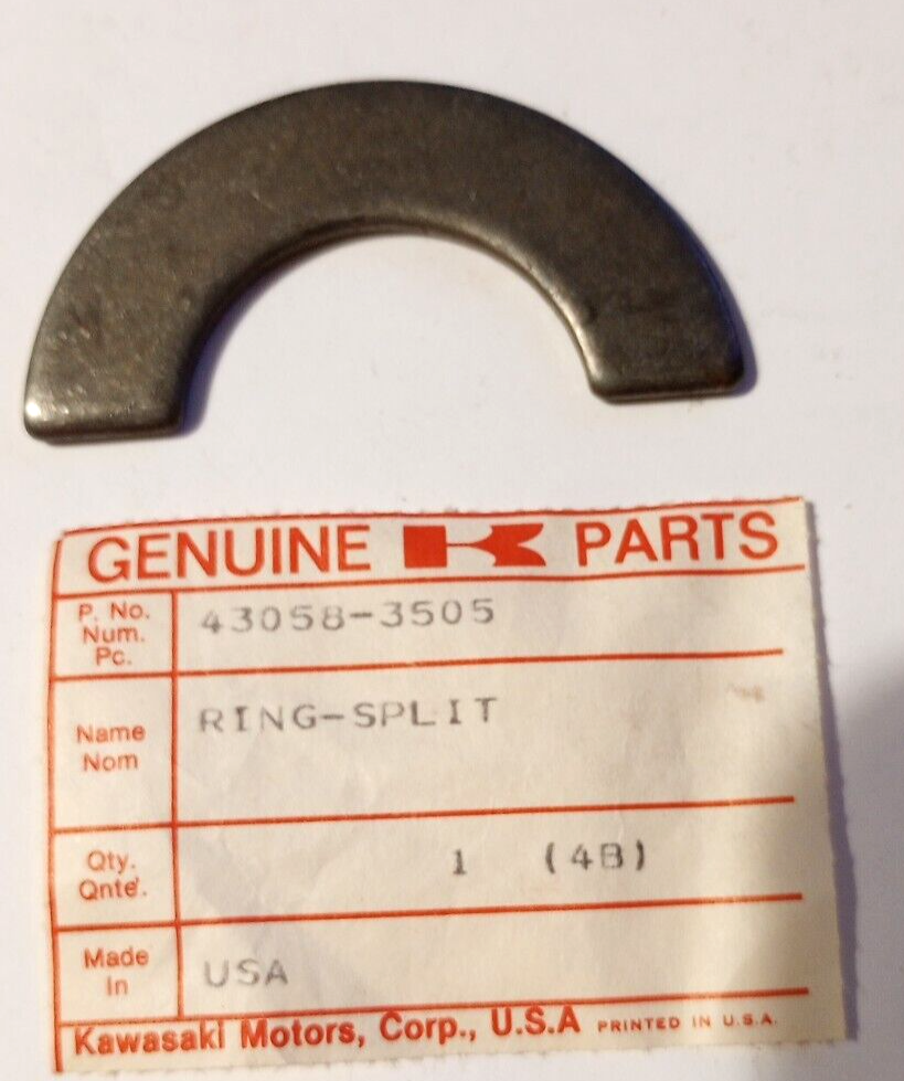 Kawasaki Split Ring NOS 43058-3505 (L-7151) | eBay