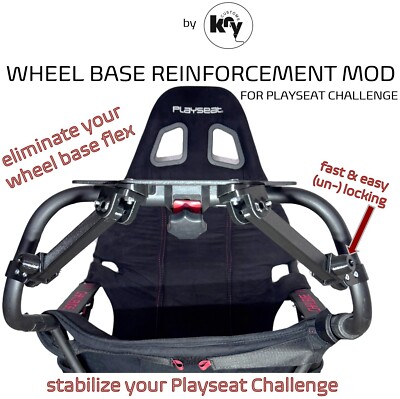 Playseat Challenge Mod Wheel Base / Wheel Plate Reinforcement / Verstärkung