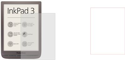 3x Premium Panzerfolie für PocketBook InkPad 3 Pro Antishock Premium Panzerfolie