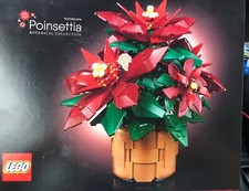 LEGO Icons Poinsettia Building Set - Artificial Flower Decorations  10370