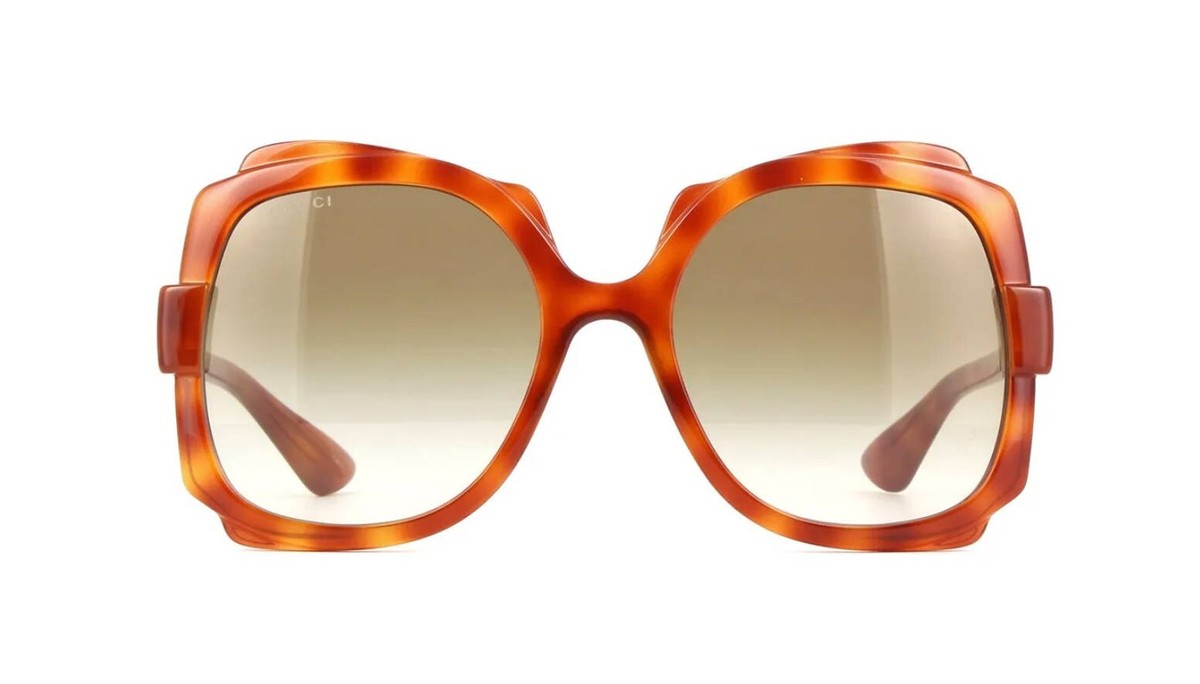 Gucci GG1431S Havana/Brown Shaded (002) Sunglasses | eBay display picture 3