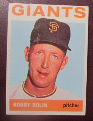 1964 Topps Bob Bolin (San Francisco Giants) #374 VG/EX | eBay