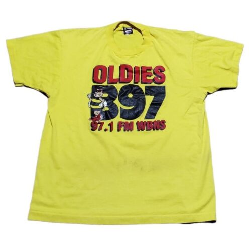 T-shirt station de radio vintage B97.1 Oldies WBNS FM station de radio taille XL - Photo 1 sur 4