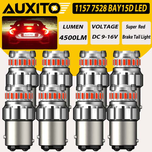 1156 1157 3157 7443 LED Turn Signal Light Bulbs CANBUS Anti Hyper Flash Amber 2F - Picture 19 of 26