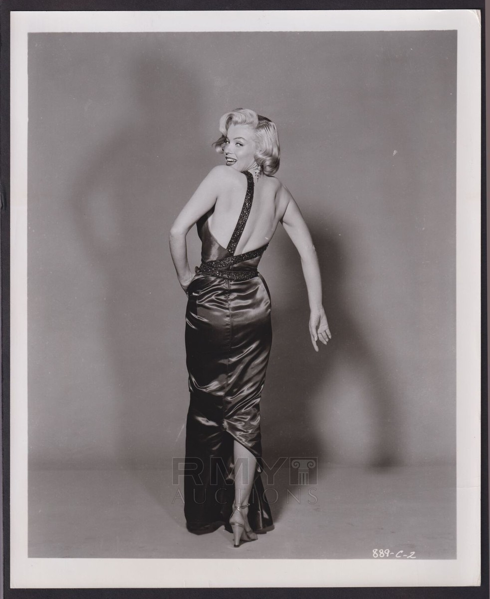 marilyn monroe backless dress 1953 Monroe, 