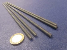 Threaded Steel Rods, Plain Finish, RH, 10-32 x 1 Foot Length, 5 Units