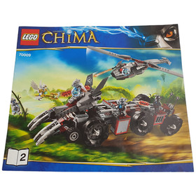 Lego 70009 CHIMA Worrizs Combat Lair INSTRUCTION MANUALS ONLY 2013 Retired 8+ Gd
