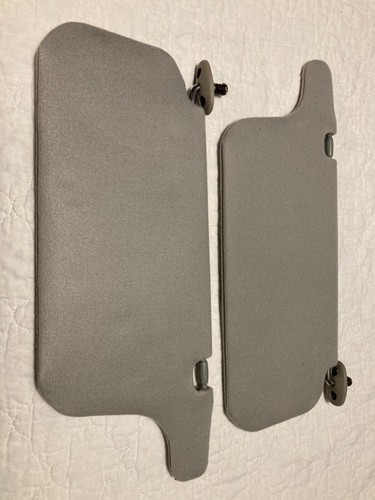 1996-2000 HONDA CIVIC OEM LIGHT GRAY LIKE NEW REUPHOLSTERED SUN VISORS - Picture 3 of 5