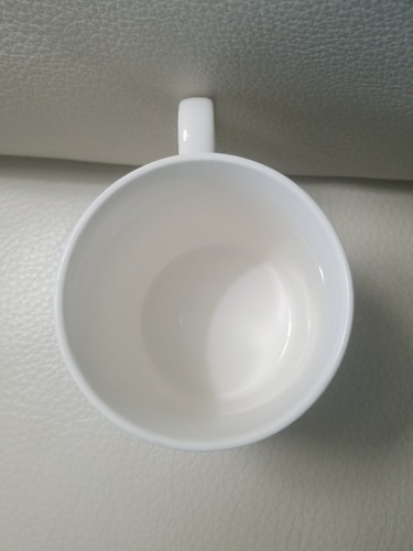 coffee Mug "Think less do more" tea cup Let's Dine Fine Porcelain - Picture 6 of 7