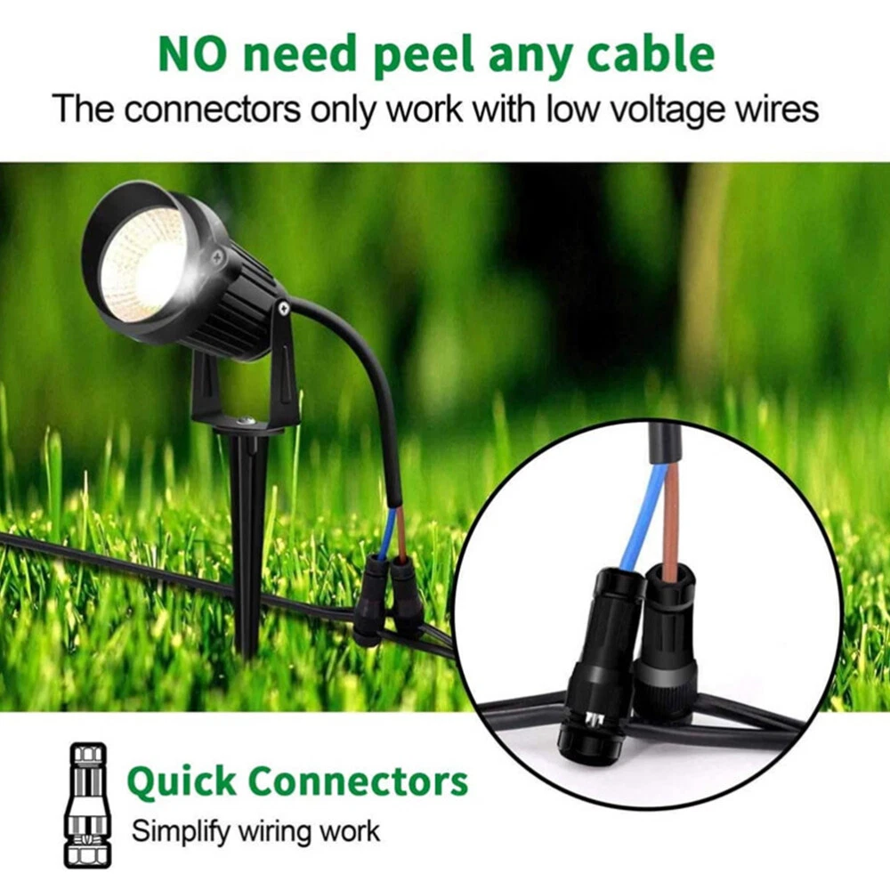 Low Voltage Landscape Lighting T Connector Shelly Lighting