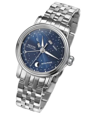 Epos Night Sky 4391NSBLM Wristwatch Ladies automatic BLUE SKY New F/S from JPN