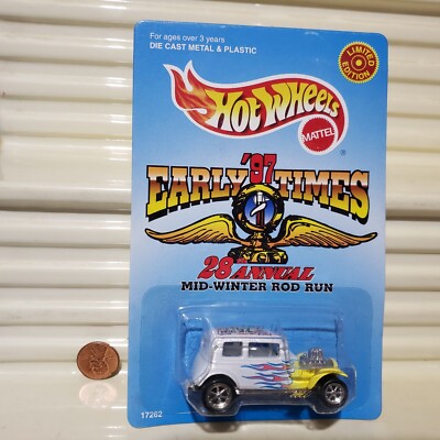 1996 Mattel Hot Wheels '32 FORD VICKY 28th MidWinter Rod Run Nu In C9 BlPk CHINA