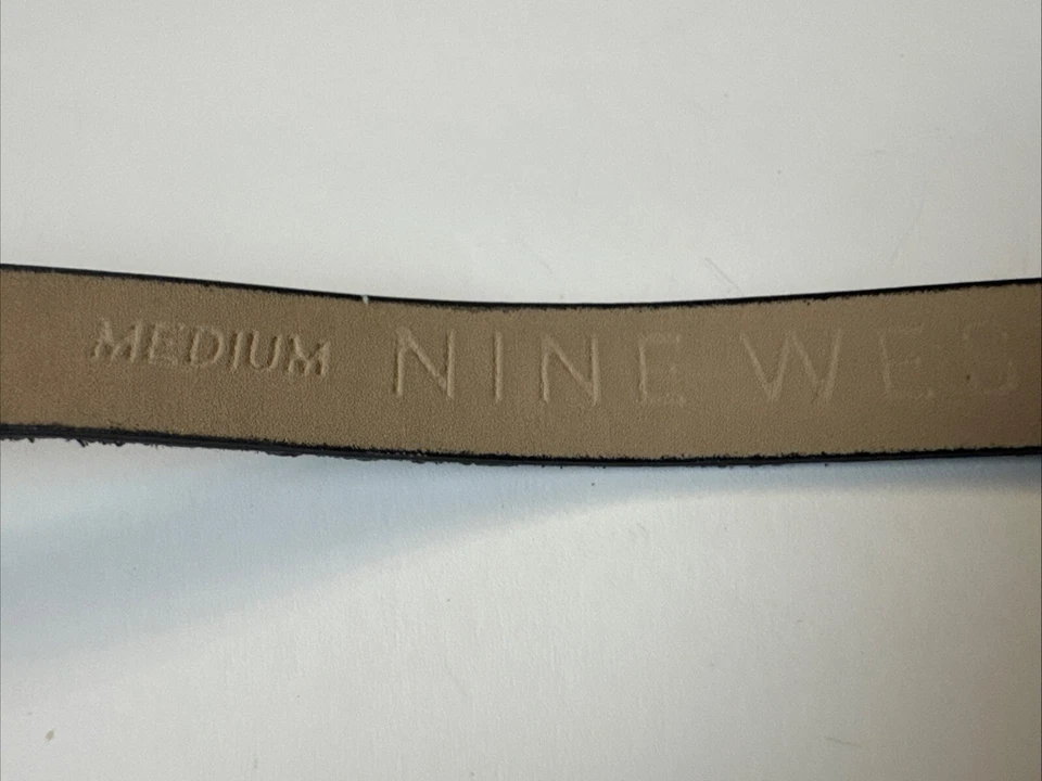 Nine West Mujer Cinturón Mediano Terciopelo Ajustado Vestido Lentejuelas Lazo Damas M 36 in Foto 3 de 4