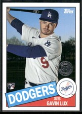 #85TB-19 Gavin Lux 2020 Topps Update 1985 Topps Baseball 35th Anniversary