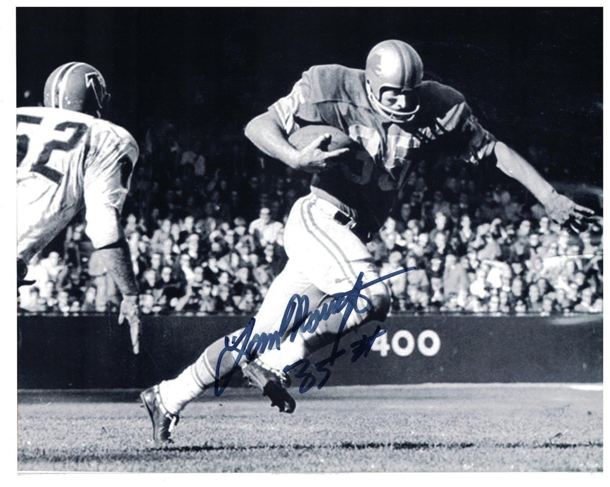 Tom Nowatzke Signed Autographed 8x10 Photo Detroit Lions | eBay