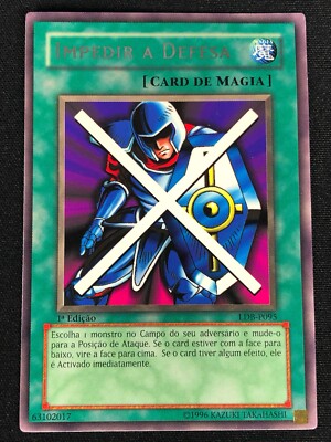 YUGIOH STOP DEFENSE LDB-P095 1ST RARE (NM) LOB