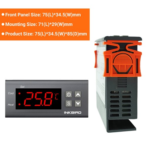 Inkbird Digital Temperature Controller ITC1000 110V Programmable Thermostat Heat - Picture 7 of 17