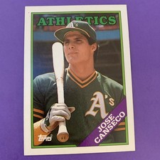 1988 Topps - Jose Canseco #370 Oakland Athletics