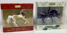 BREYER Beautiful Breeds Chincoteague Pony 700519 Tyrian Unicorn 700722 Ornaments