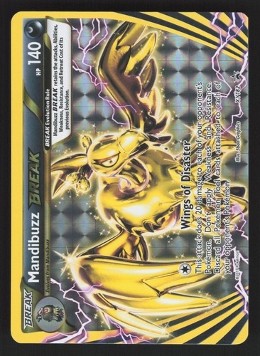 English NM Mandibuzz BREAK XY182 PR Holofoil Pokemon XY Promos