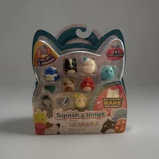 Squish-a-longs Series 1–8 Pack Mini Squish Figures + Accessories – 1 Rare – NEW