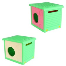 Outdoor Cat House Cave Bed Removable Weatherproof Spacious Nest Kennel Outdoor