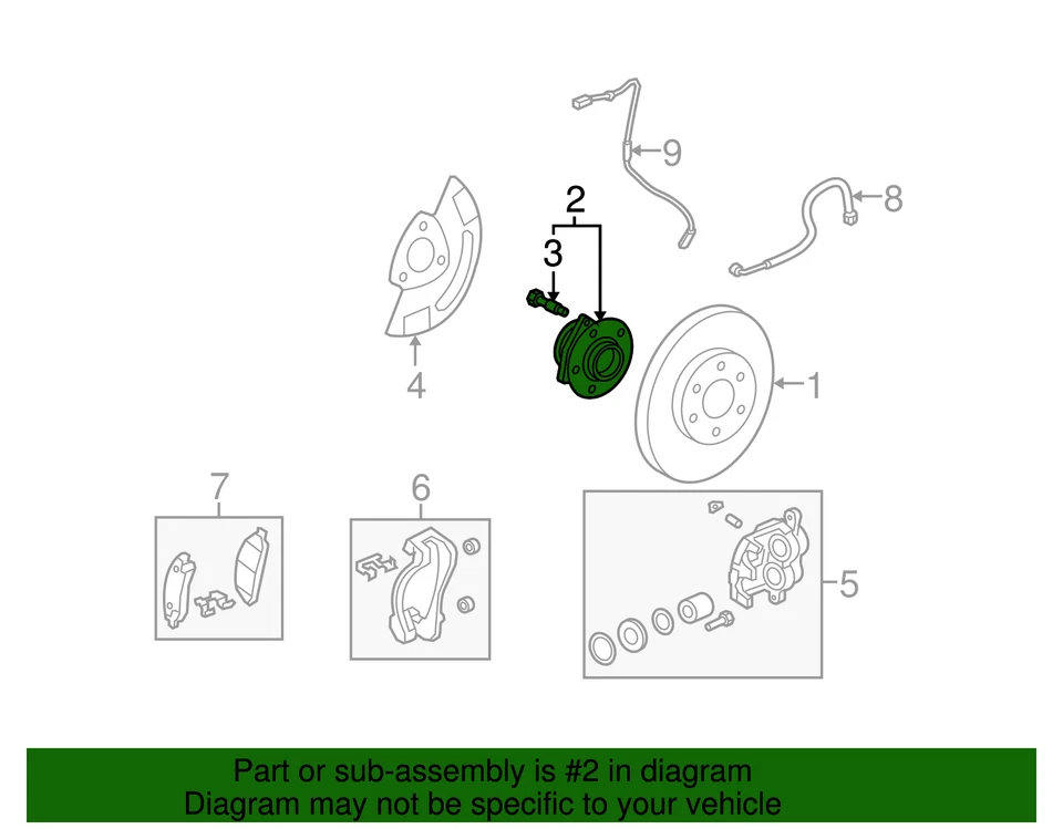 Buje y cojinete GM 19434718 originales Foto 4 de 4