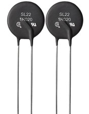 Ametherm SL22 1R020 (Pack of 2) NTC THERMISTOR,ICL 1 OHM 20% 20A 2 Piece