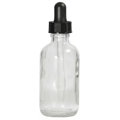 Dropper Bottle, 4 Oz., Clear, Round, Pk24,  Glc-05726