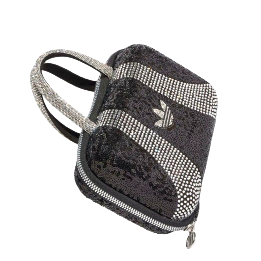 NEW adidas Originals Rhinestone clutch bag Black IY4092 NEW | eBay