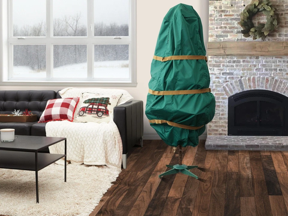 Keepsakes Upright Christmas Tree Storage Bag Superior Protection, Cinch Strap... - Image 4 of 4