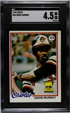 1978 Topps Eddie Murray RC #36 SGC 4.5 Orioles HOF Rookie Card Newly Graded. rookie card picture