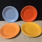 4 small Fiesta Homer Laughlin HLC Pottery USA 6 3/4” Bread plates