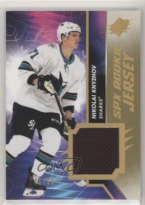 2020-21 SPx Rookie Jersey Gold Spectrum 41/99 Nikolai Knyzhov #RJ-NK RC 0a4