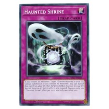 Haunted Shrine SR07 EN031 1st Edition Zombie Trap Yu Gi Oh Card