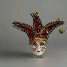 Venetian Mask Venice Mask Hanging Decoration Fridge Magnet Xmas Christmas Gift 