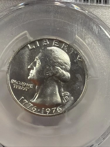 1976-S Washington Quarter Silver MS67 PCGS Blue Label. 1221-36