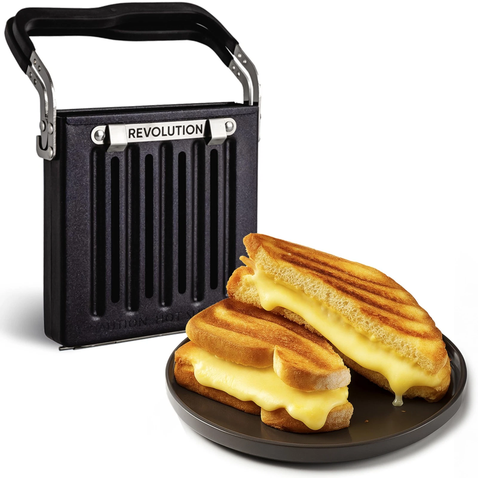 Toaster Toastie Press Grilled Cheese Quesadilla Panini Maker Revolution Works