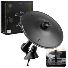 Car Cymbal Air Vent - Car Symbol Drum Air Vent,Mini Car Drum Cymbal,Black Car...