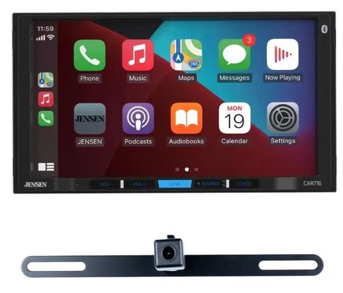 Jensen CAR716-BC 7" Digital Multimedia Receiver with Backup Camera