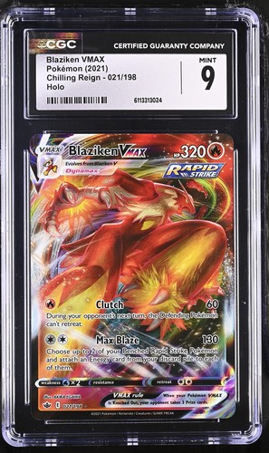 Blaziken VMAX graded CGC 9 for sale on eBay