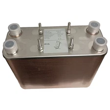 5"x12" Brazed 100 Plate Heat Exchanger Outdoor Wood Furnace [1-1/4" MPT]