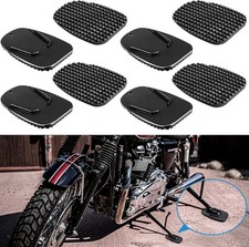 8 Pieces Motorcycle Kickstand Pad Stand Plate Anti Slip Plate Parking Accessory