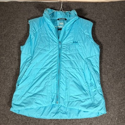 Helly Hansen Womens L Thinsulate LiteLoft Quilted Puffer Vest Full Zip Jacket